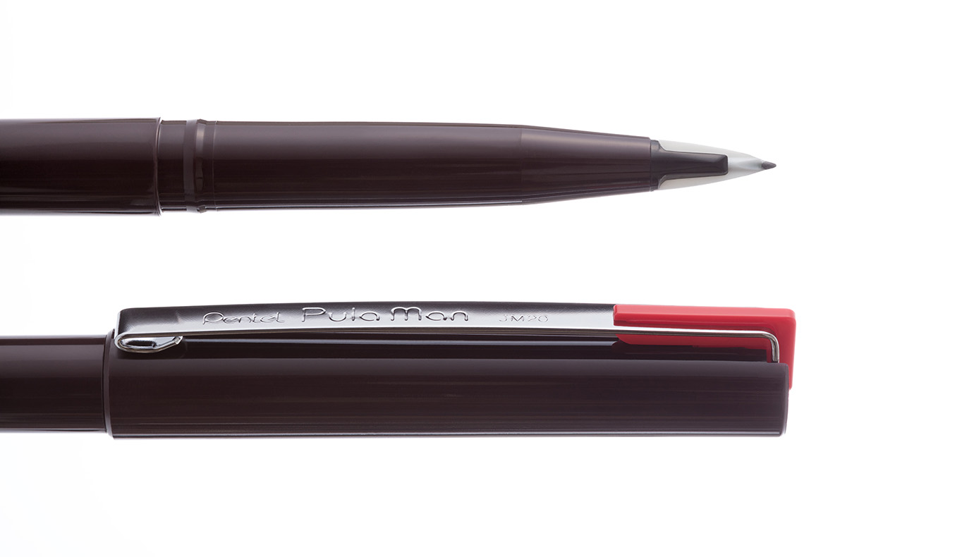 筆記具 Pula Man Amazon.com : Pentel Pulaman MJ20, Black Ink (JM20-AD