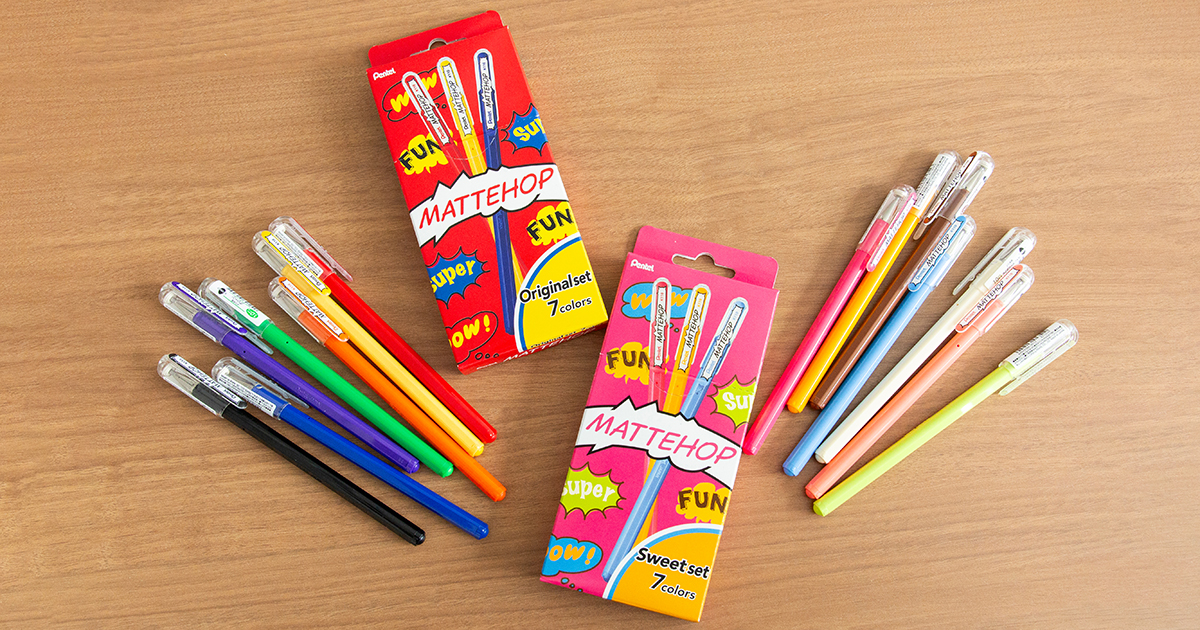 心躍るマットなカラーが世界を席巻！？あそび倒すボールペン「MATTEHOP