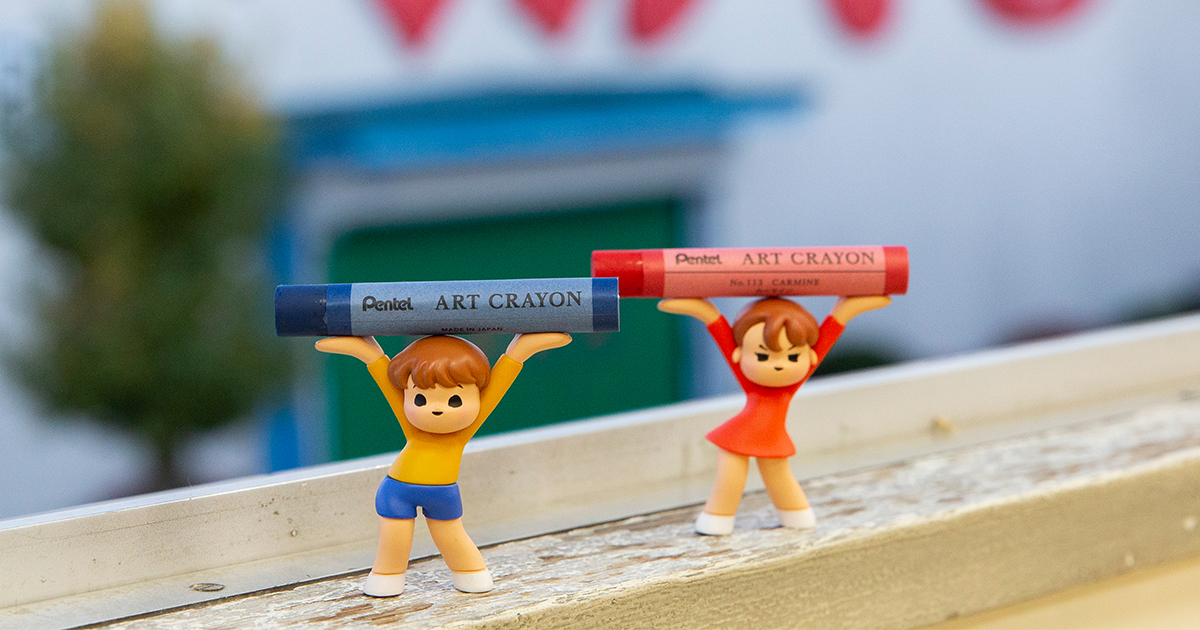 クレヨン＆パスファンが、ぺんてる茨城工場に大集合！ Pentel DAY 2023