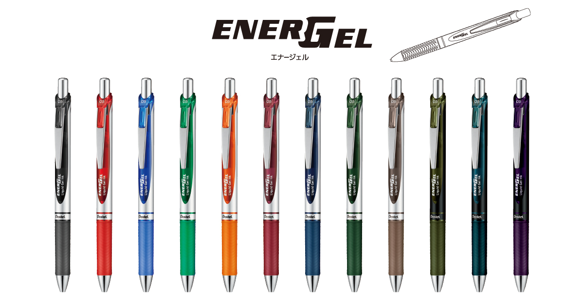 mizutamaさん TSUTAYA 限定 エナージェルボールペン 7本セット