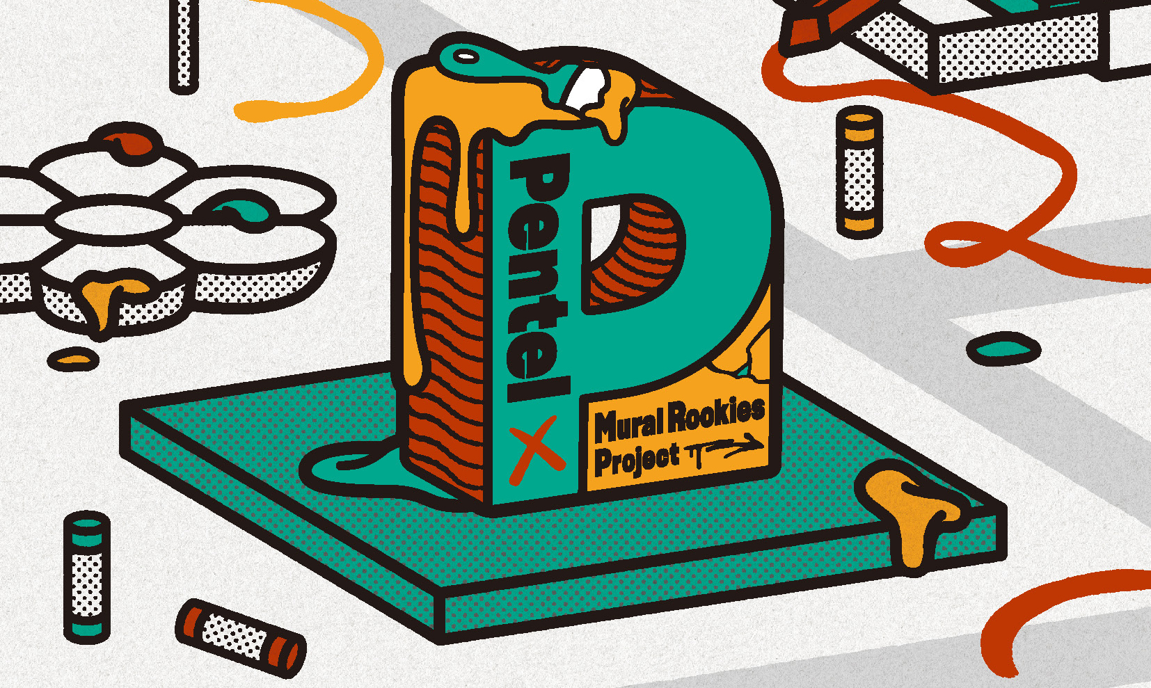 Pentel × Mural Rookies Project 2026 ART WALK MAP