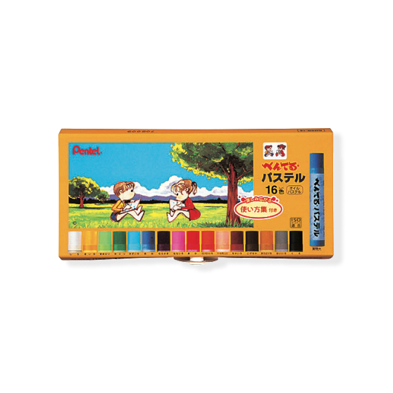 Amazon.co.jp: ぺんてる パステル 16色 5個 GHSR-16 : 文房具