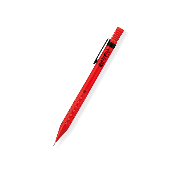 品番:Q1003-B/芯径:0.3/軸色:レッド